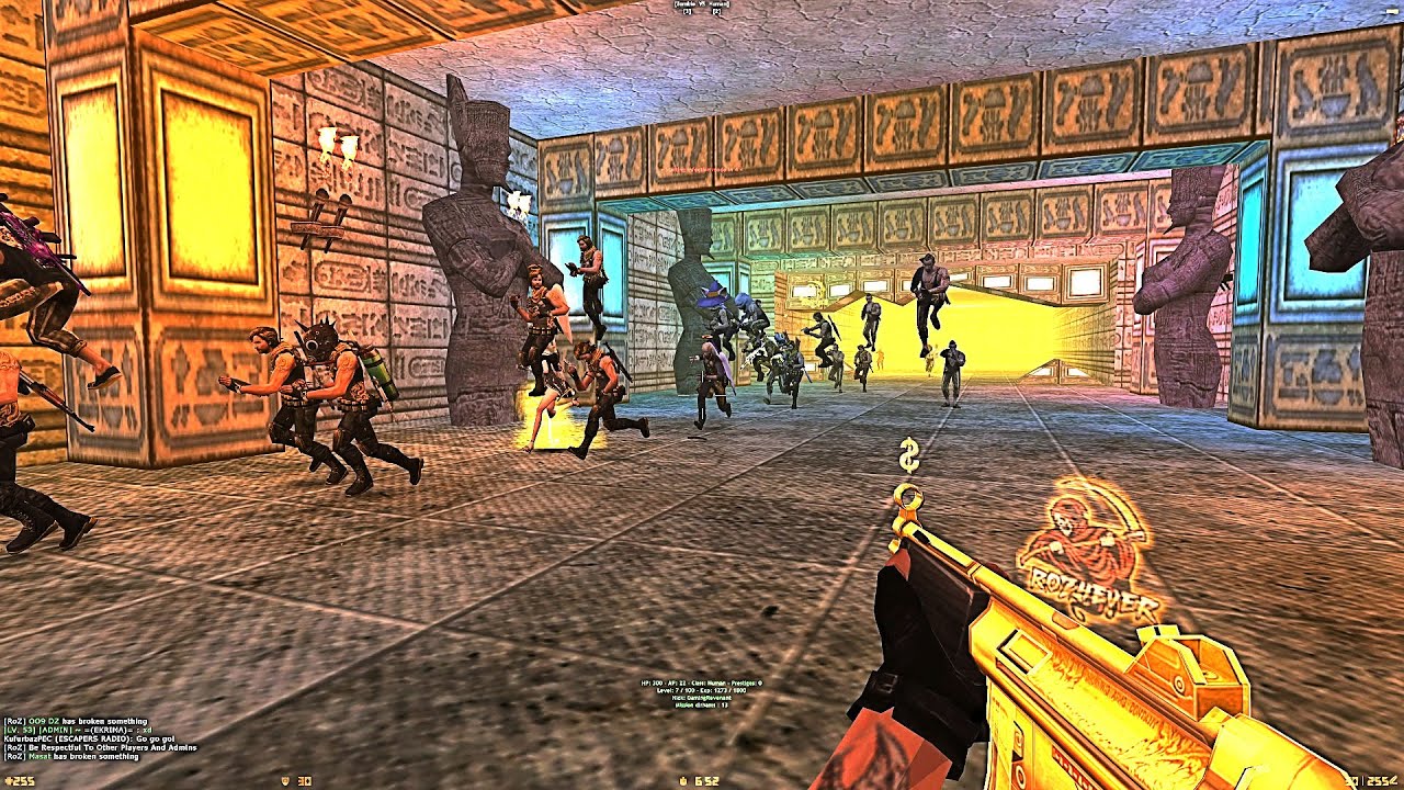 Counter-Strike: Zombie Escape Mod - ze_fear_escape_dp on RiseOfZombies