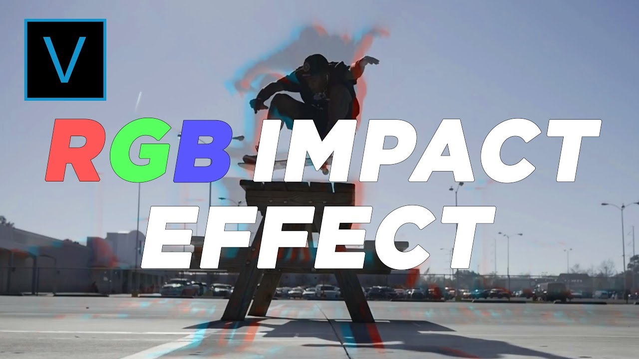 How to create RGB Impact Effect | Sony Vegas Pro 11 - 15