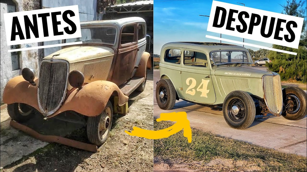 ARMAMOS un HOT ROD en 17 minutos (Ford 1933 Tudor)