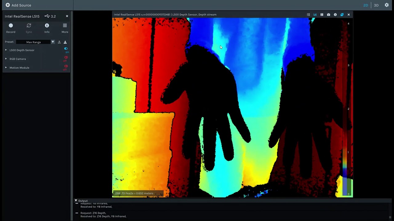Intel RealSense L515 First Quick Test
