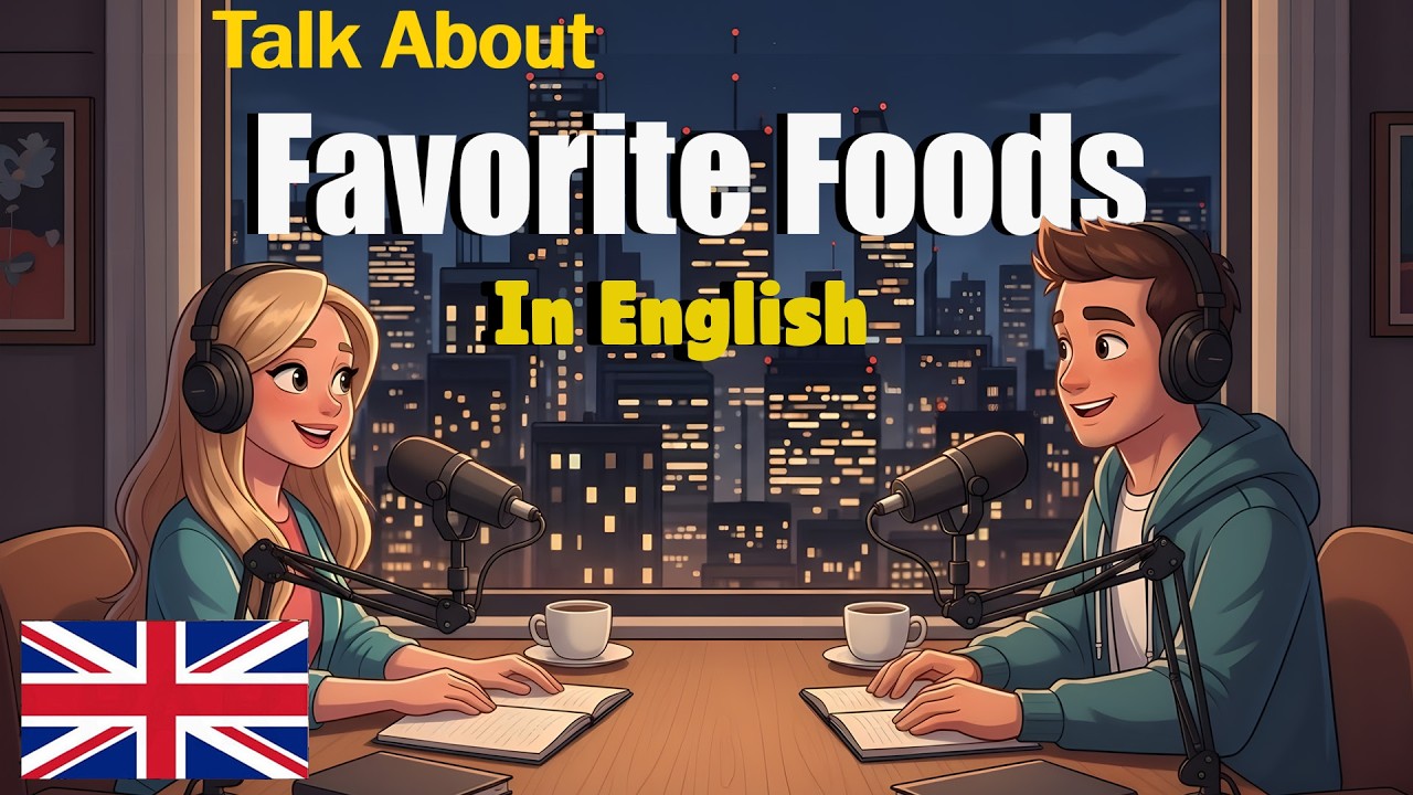 How to Talk About Your favorite Foods in English | Easy Speaking & Conversation Practice
