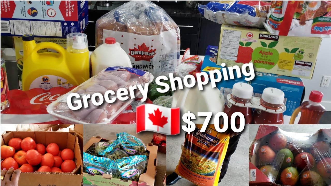 Realistic Grocery Shopping With Price | Living In Canada 🇨🇦.