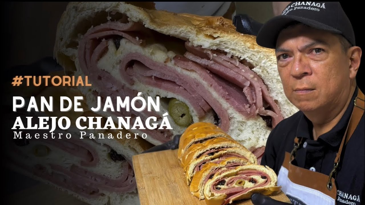 Pan de Jamón venezolano por el Maestro Panadero Alejo Chanaga