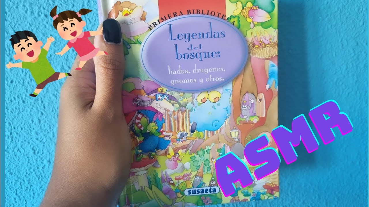 ASMR leyendo un libro para NIÑOS | cuentos infantiles para dormir | leyendas del bosque #1