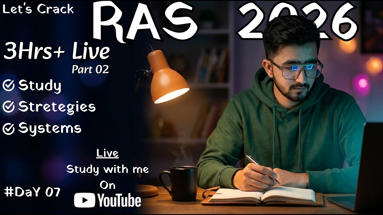 DaY 07_Part 2_RAS 2026_Live Study With Me | Track Your Life_Productive System & Setup With #xiomi
