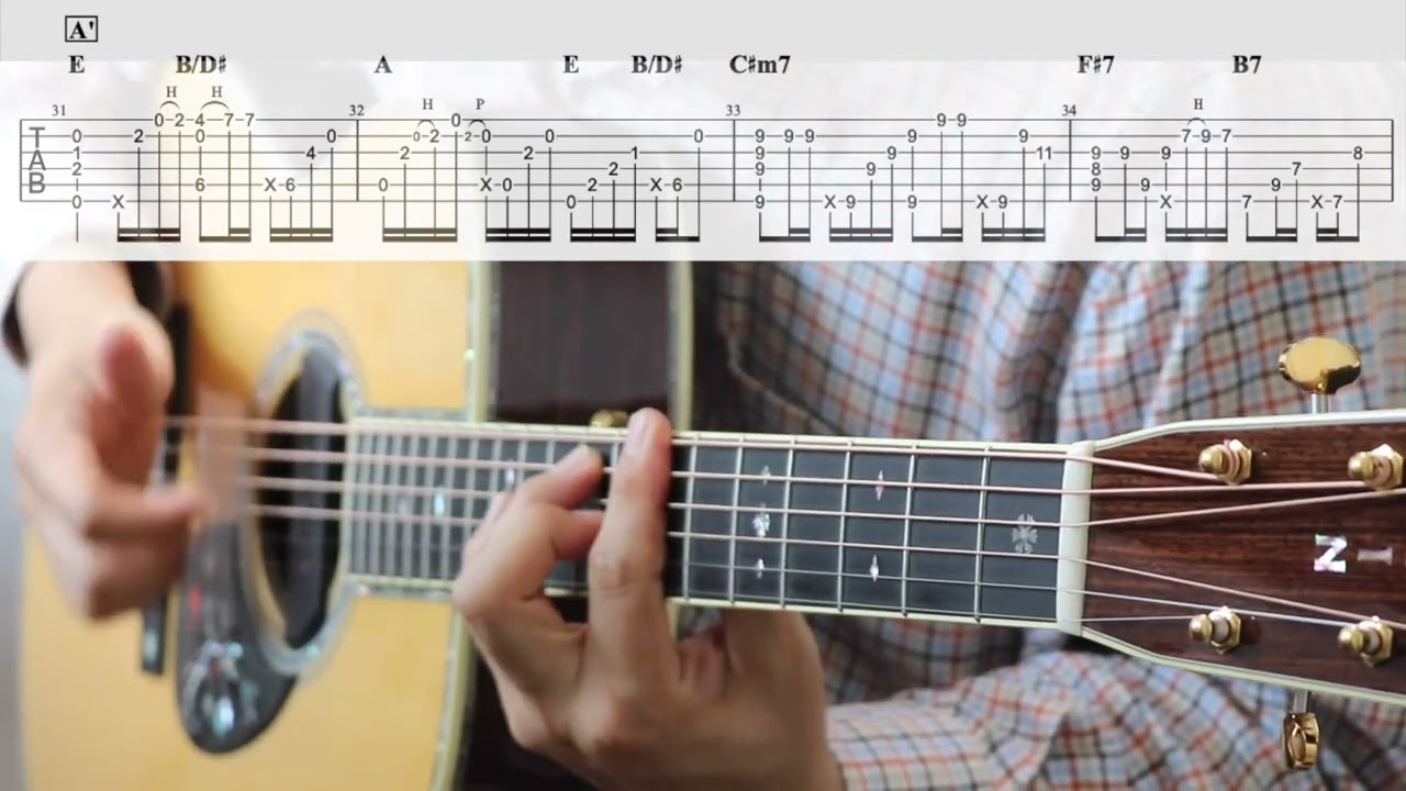 [Fingerstyle Tab] 홍이삭 - 내사랑 내곁에 My Love by My Side (폭싹 속았수다 OST)