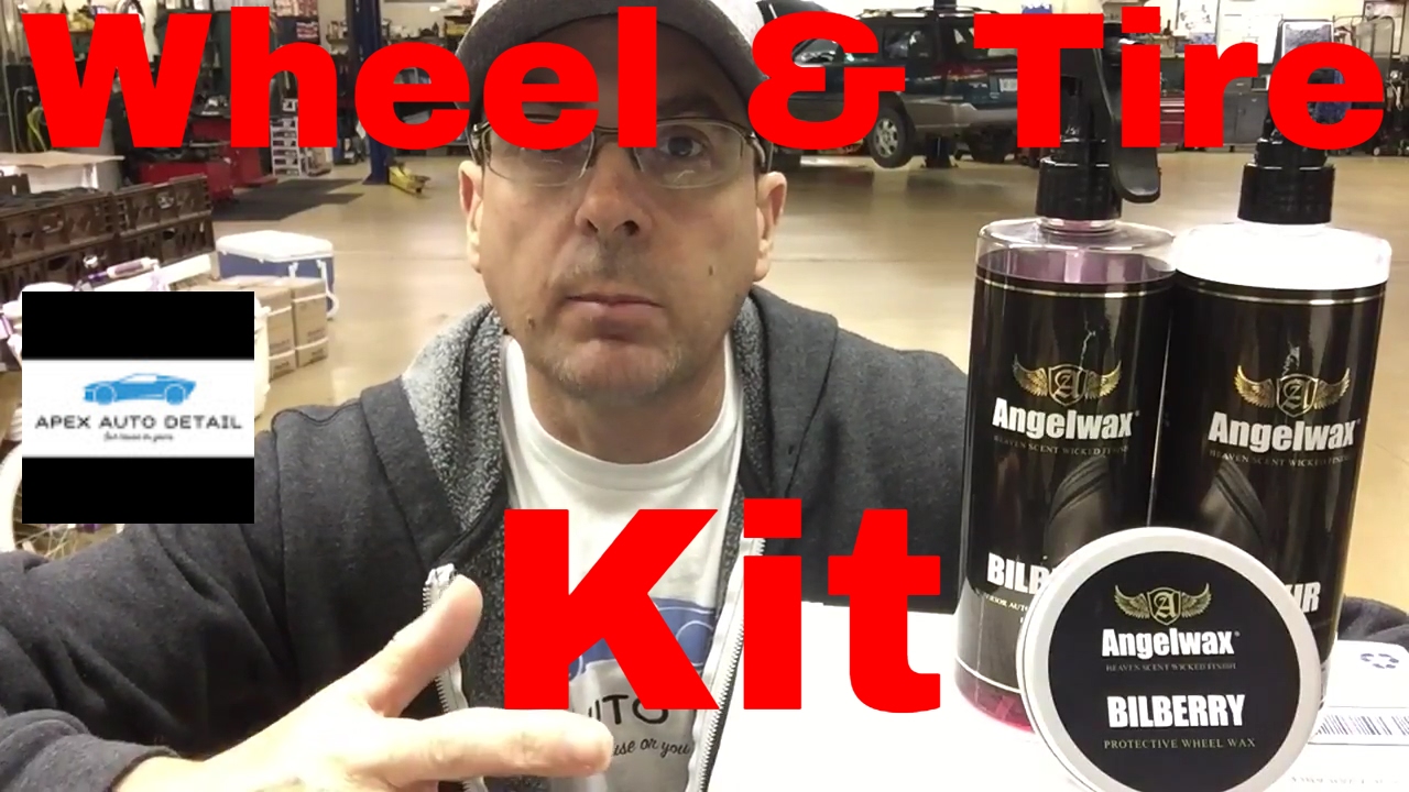 The best wheel and tire kit? A review of Angelwax Bilbery wheel cleaner, Bilberry wheel wax , Elixir
