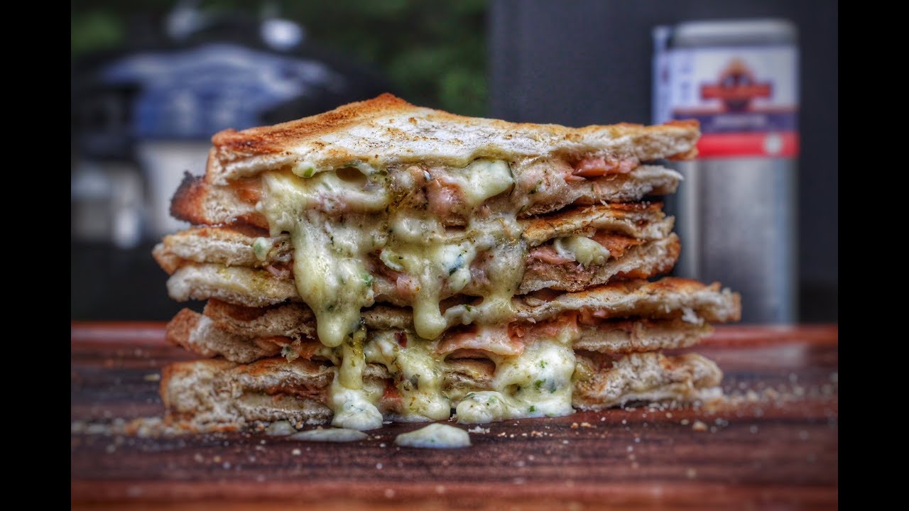 LACHS CAMEMBERT Sandwich vom Schickling Grill - deutsches Grill- und BBQ-Rezept - 0815BBQ
