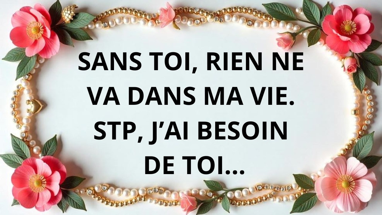 Sans toi, mes journées semblent plus longues.