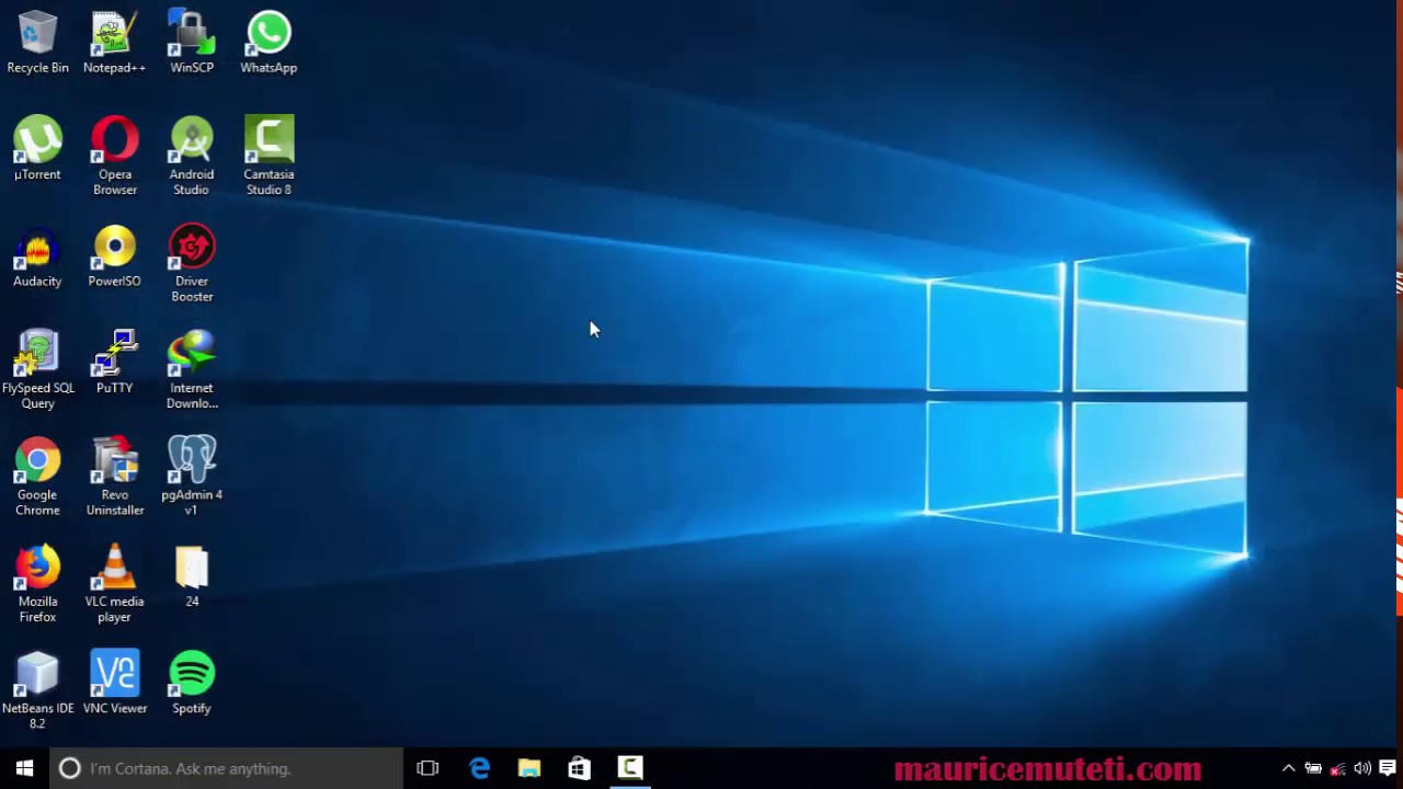 How to hide Time And Date Clock on windows 10 Taskbar Video Tutorial