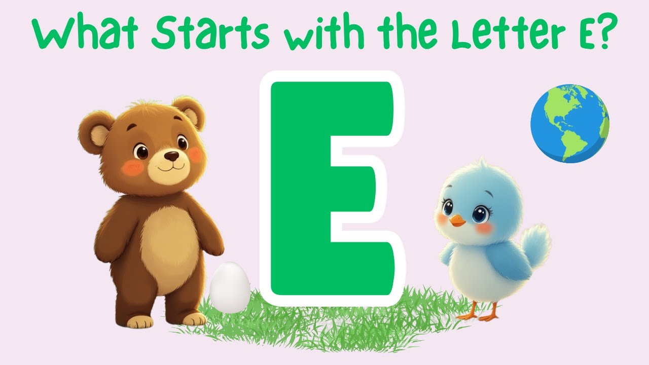 What Starts with the Letter E? | Stories for Kids | Low Stimulation Learning 