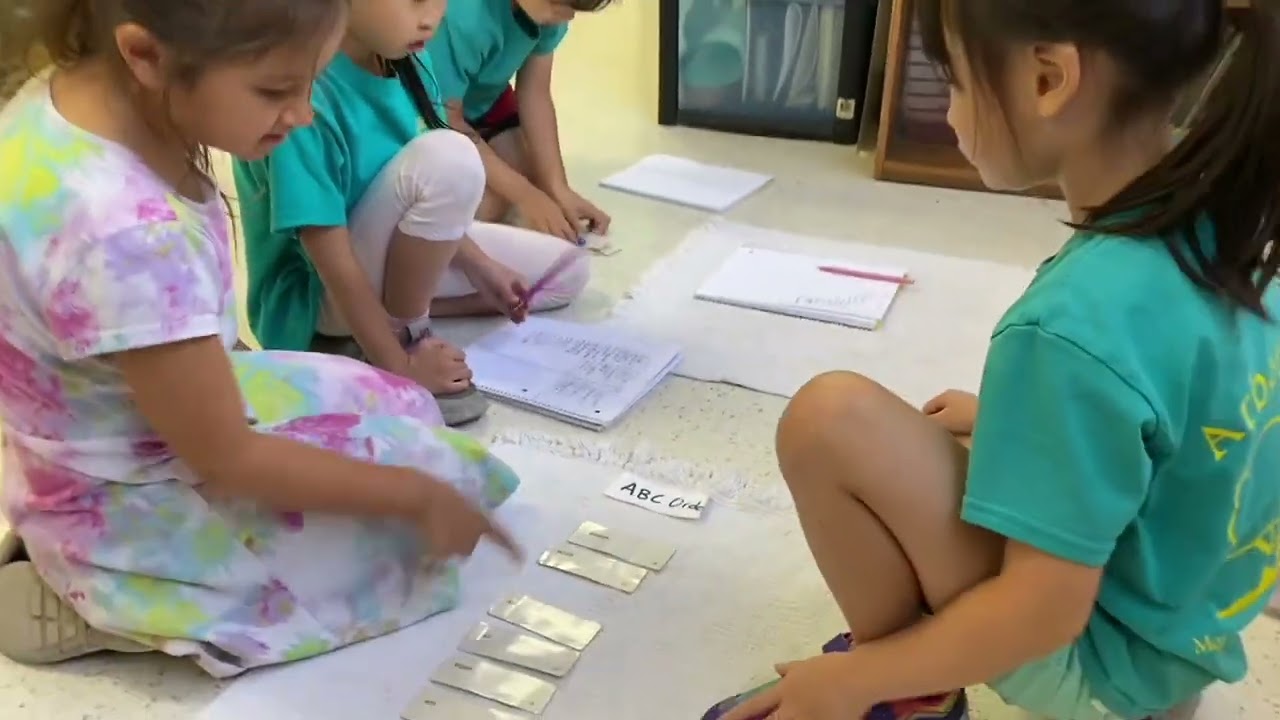 Montessori Elementary School - First Week Montessori Lessons