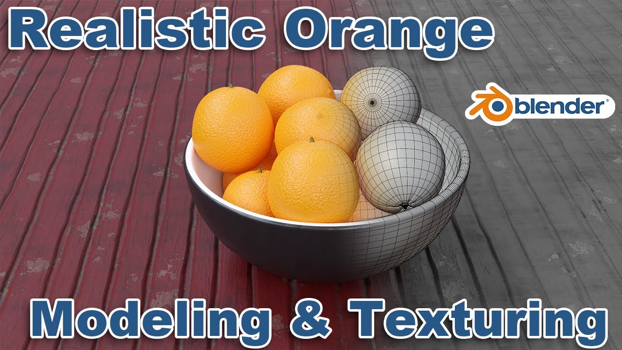Create Realistic Orange || 3D Modeling & Texturing || Blender 2.90 Tutorial