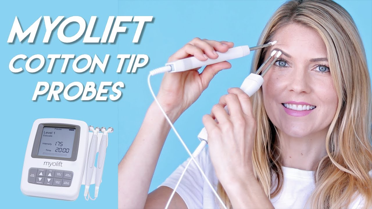 Myolift Mini Microcurrent Cotton Tip Probes Tutorial - Over 40