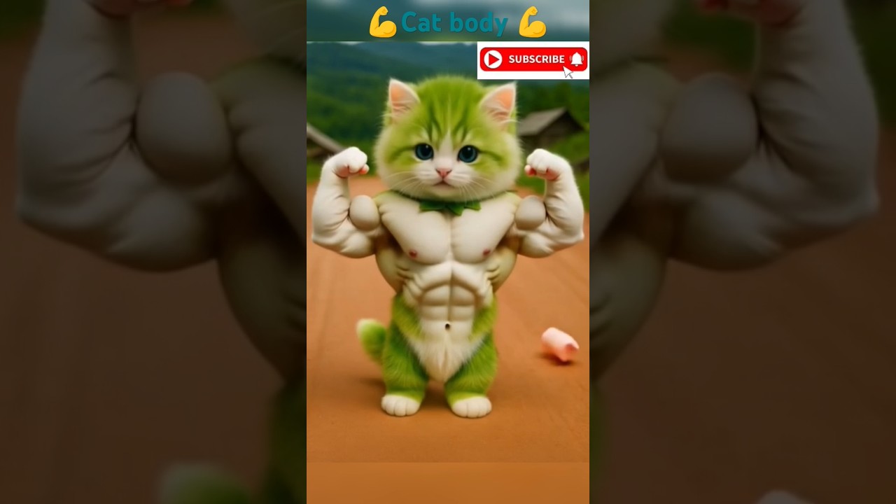 #shorts video #cat body bilder 💪💪💪 #my youtube chenel subscribe MI 🙏🙏🙏
