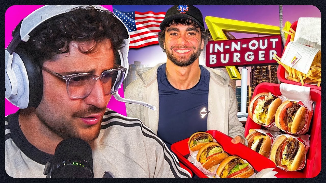 ARDA probiert IN N OUT BURGER in LOS ANGELES!🤤🍔 Er spricht nur FAKTEN❗️