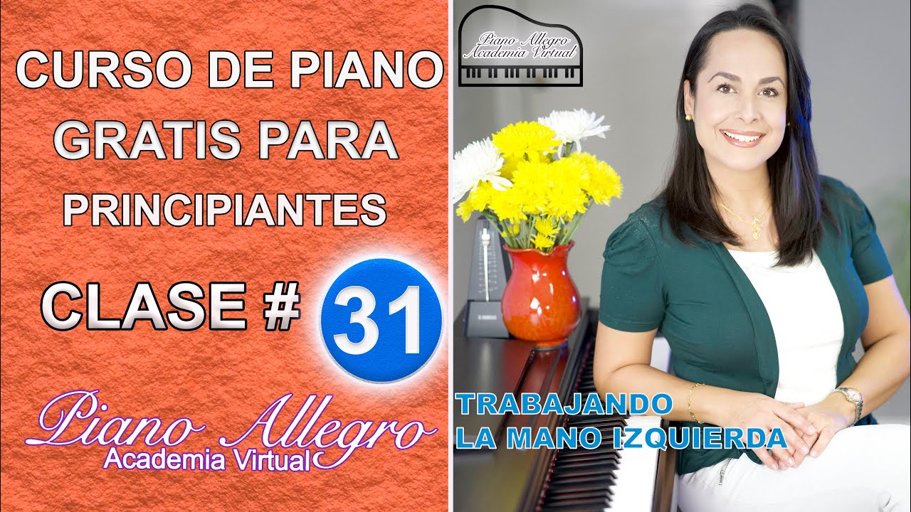 Como tocar en el Piano LA MANO IZQUIERDA Y DERECHA