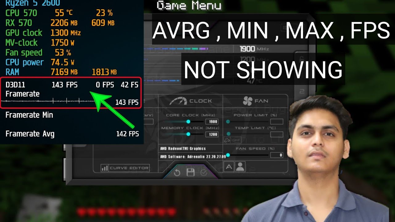 FPS: Average, Min and Max not Showing in MSI Afterburner  [ Fixed ]