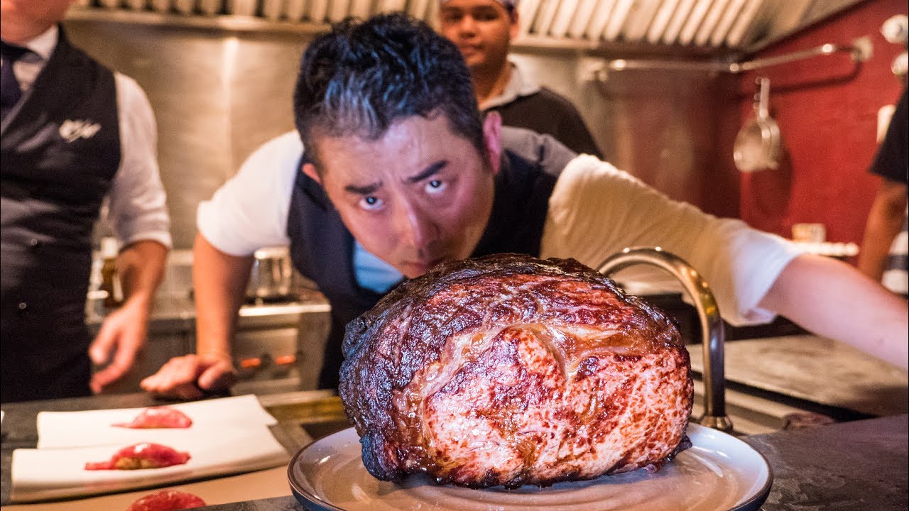 Kobe Beef A5 - $3000 Best Quality WAGYU KOBE BEEF RIBEYE from Japan with Wagyu Mafia!