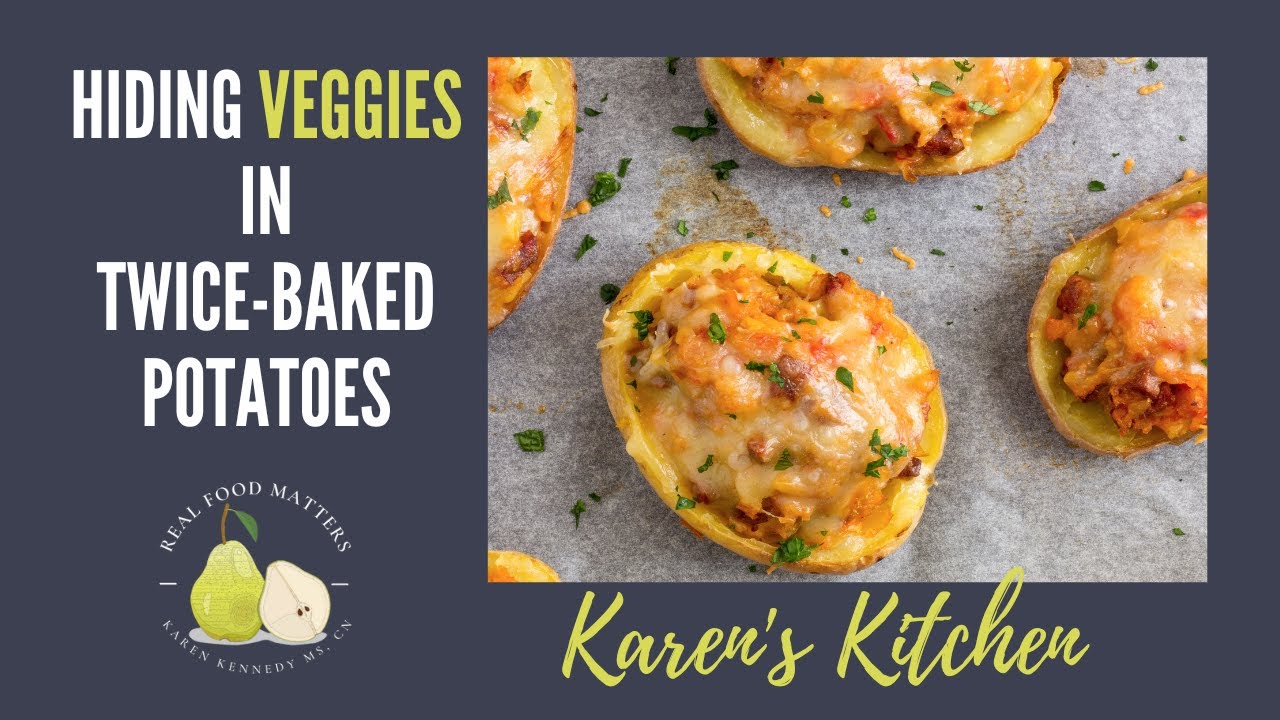 How to hide cruciferous vegetables 🥦 in your twice baked potatoes 🥔.