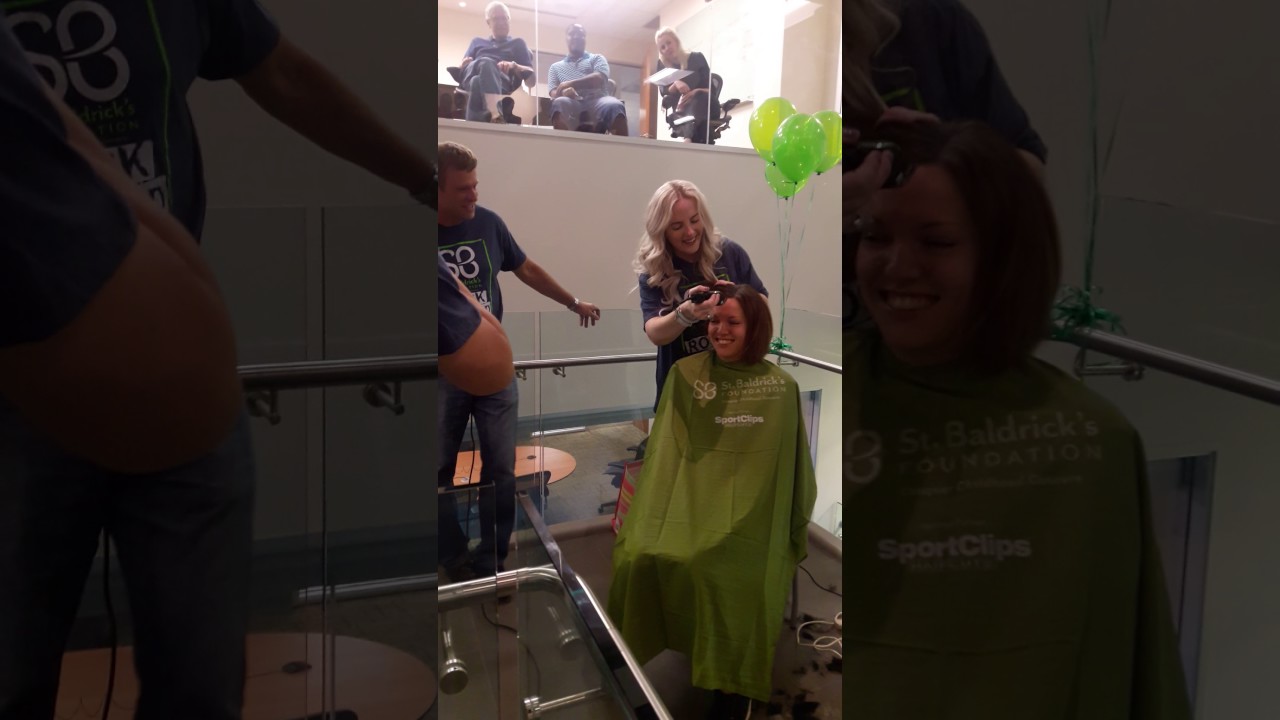Saint Baldricks head shaving day!