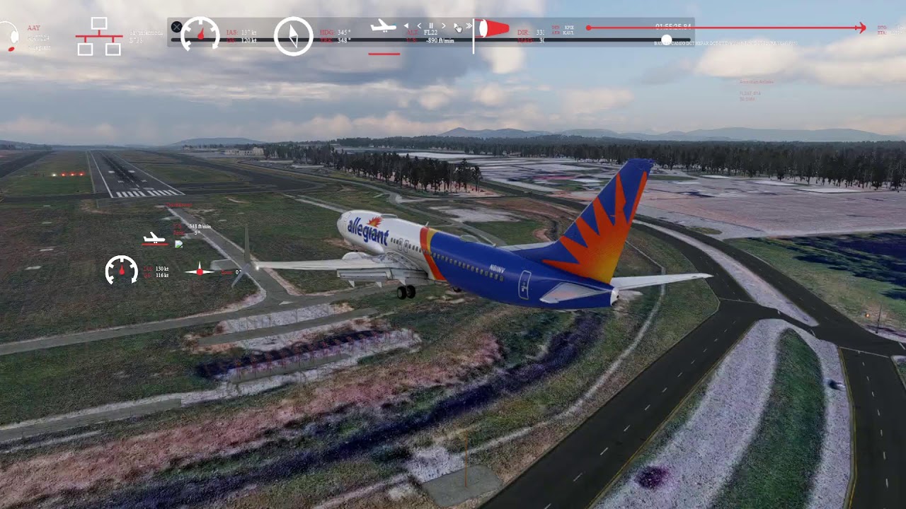 X-Plane 12 12.4 b4 Back to Basics Cold and Dark Say intentions - Traffic Global - Map Enhance pt2