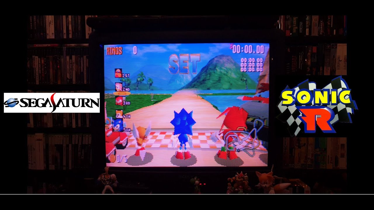 CRT RGB Play : Sonic R (JAP Sega Saturn)