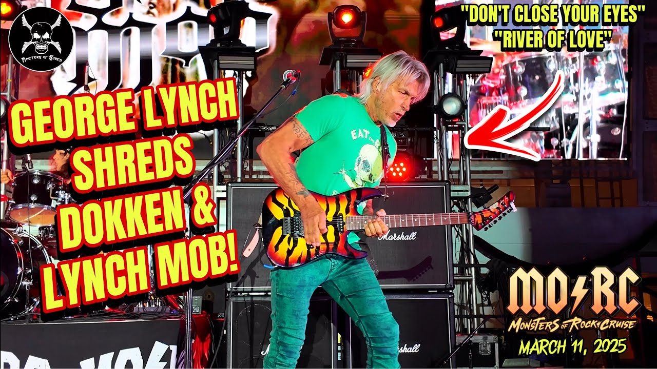 ‼️George Lynch SHREDS “Don’t Close Your Eyes” & “River of Love” on 2025 Monsters of Rock Cruise! 4K