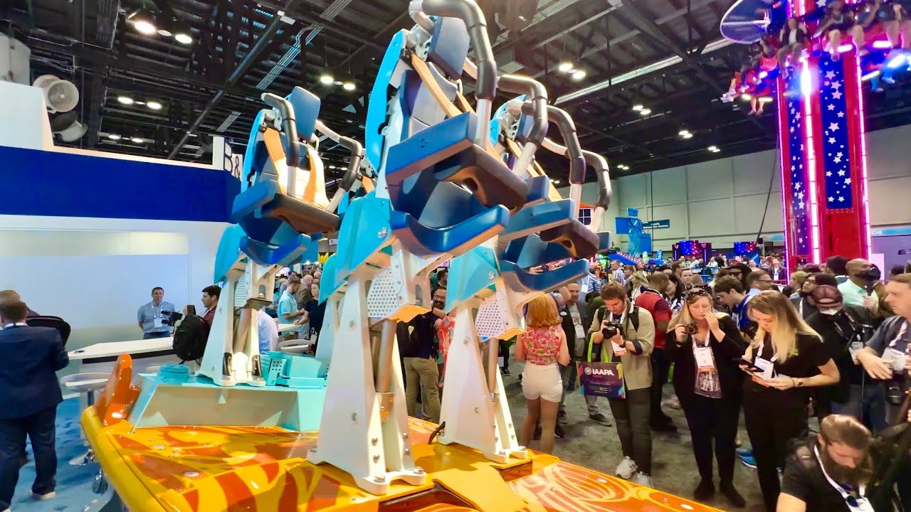 B&M SURF Coaster Trains: Up-Close Look - SeaWorld Orlando 2023
