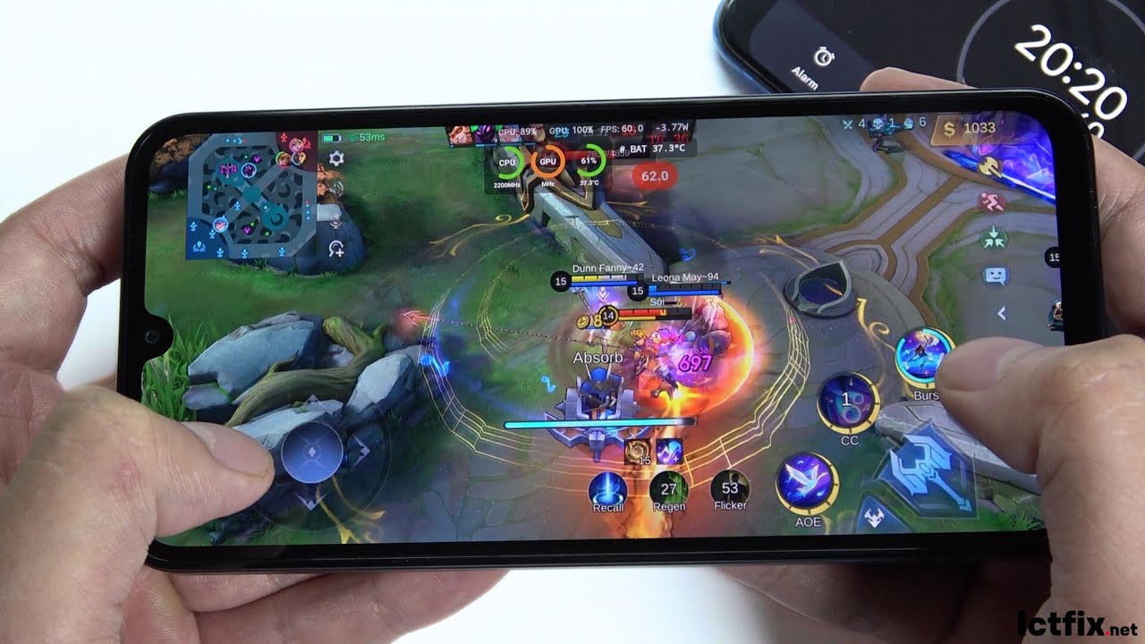 Samsung Galaxy M15 Mobile Legends Gaming test MLBB | Dimensity 6100+, 90Hz Display