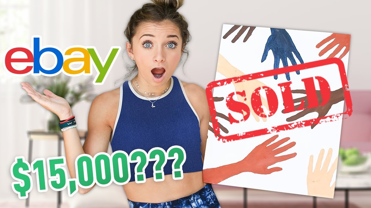 $15,000 for My Bad Art on eBay?? | Twin VS Twin Challenge #WithMe