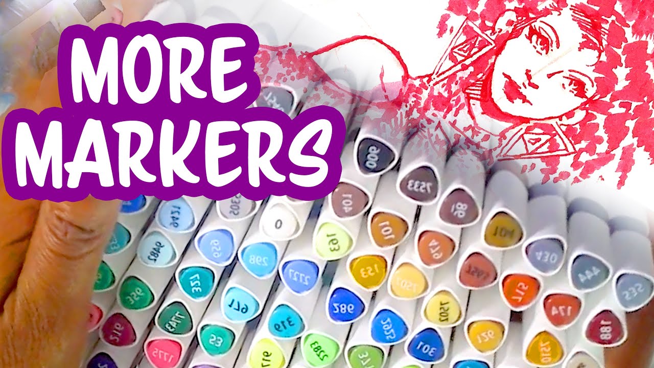 Trying Copic Dupes Alternative Amazon Alcohol Brush Markers