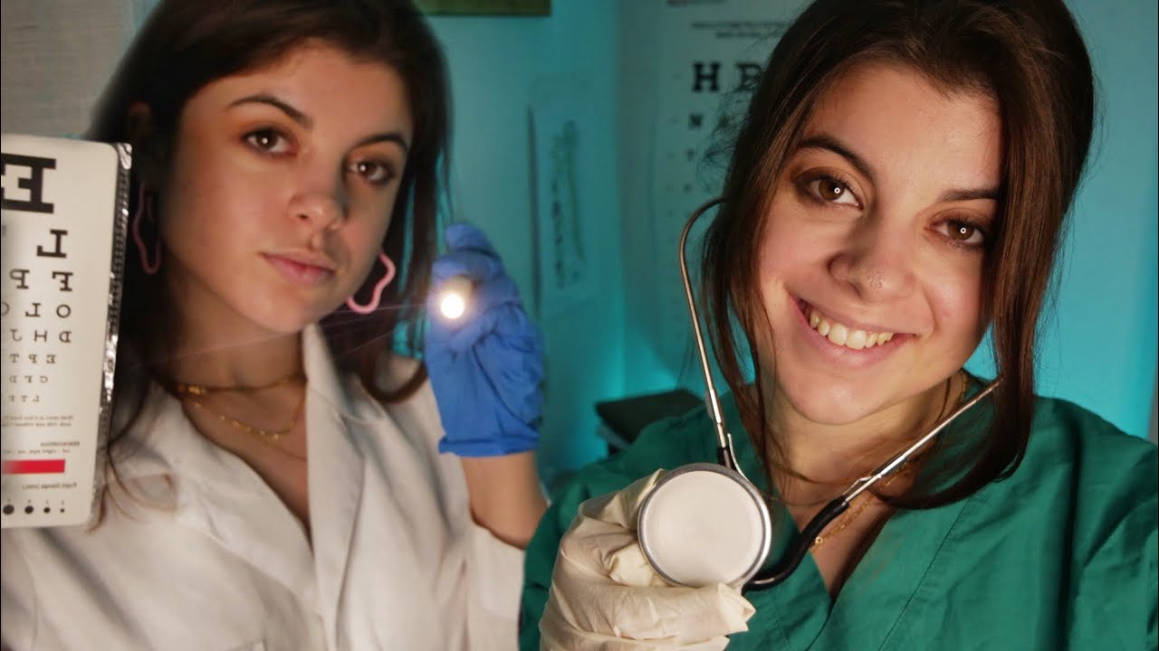 ESAME DEI NERVI CRANICI con infermiera e dottoressa 👩🏽‍⚕️🚑 | medical roleplay ASMR ITA