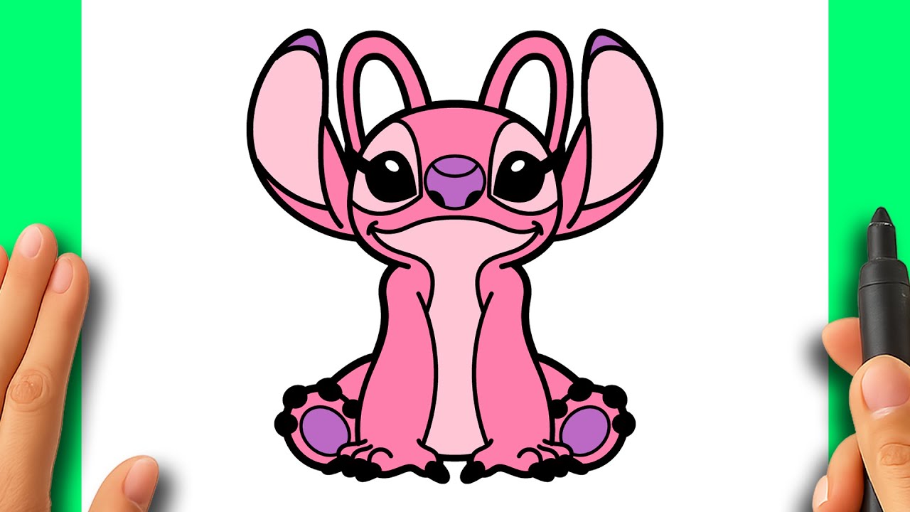 Comment Dessiner Angel de Lilo et Stitch - Facile et Rapide !
