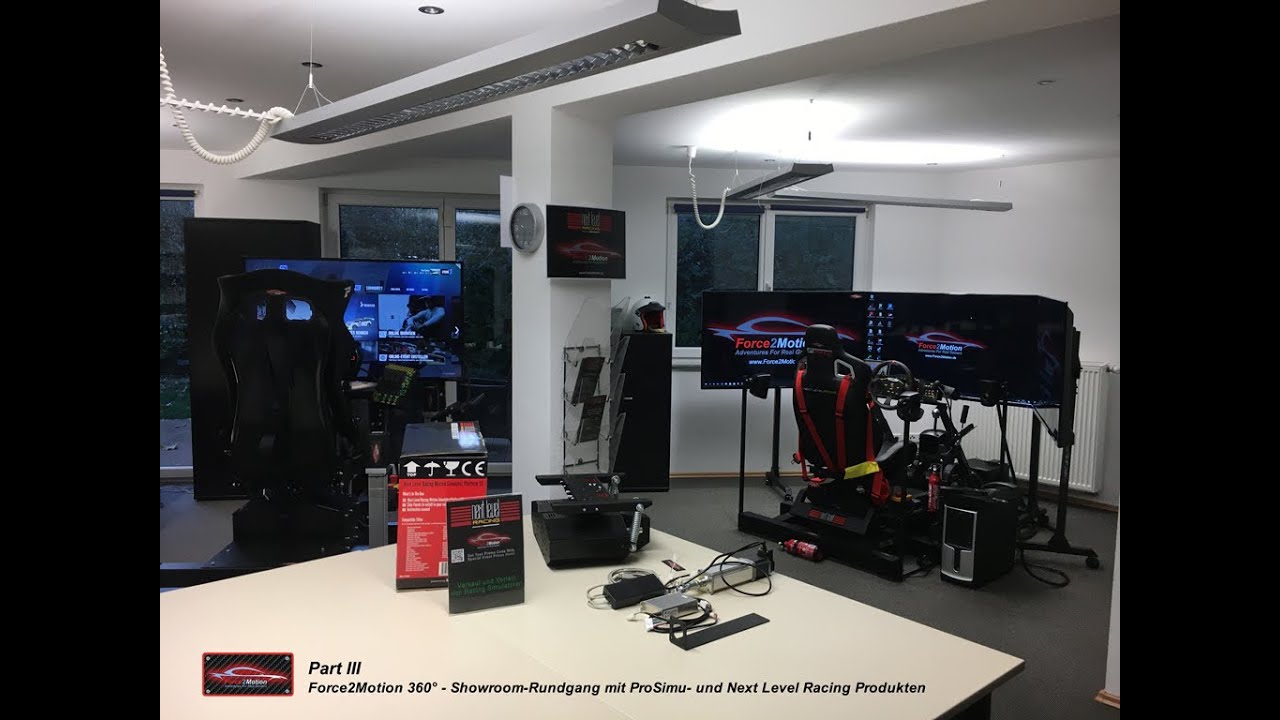 Force2Motion: Präsentation Next Level Racing Traction+ und Motion Platform V3