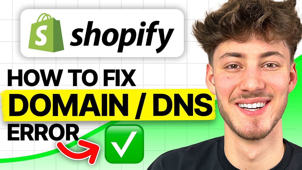 Как исправить ошибку домена/DNS в Shopify (2026)