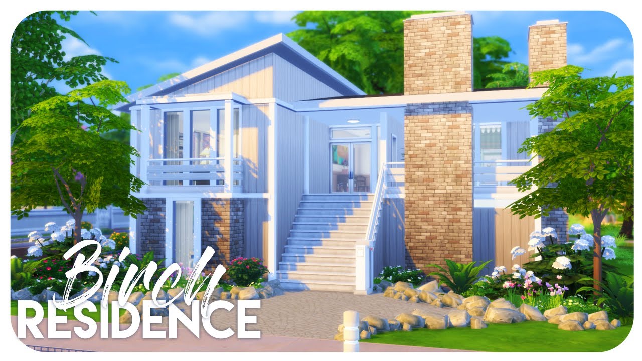 Sims 4 House Build - Birch Branch Residence