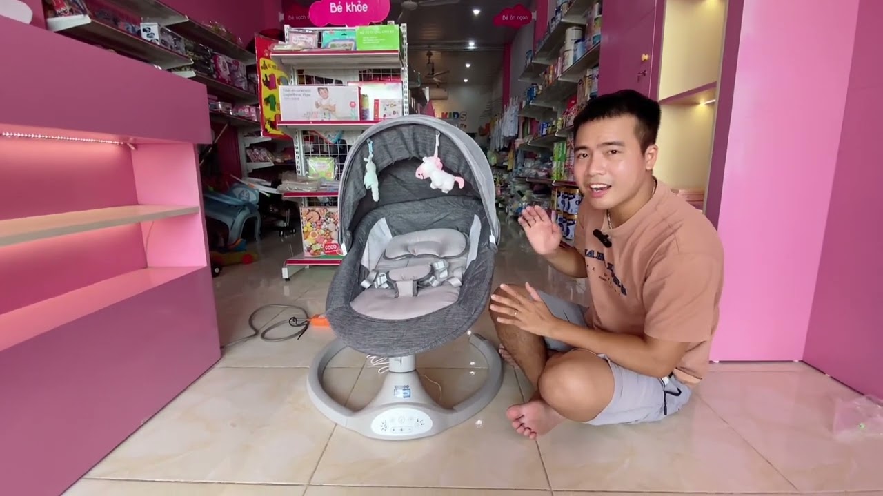 Review, Hướng dẫn sử dụng nôi điện Umoo - Bố bỉm sữa Review