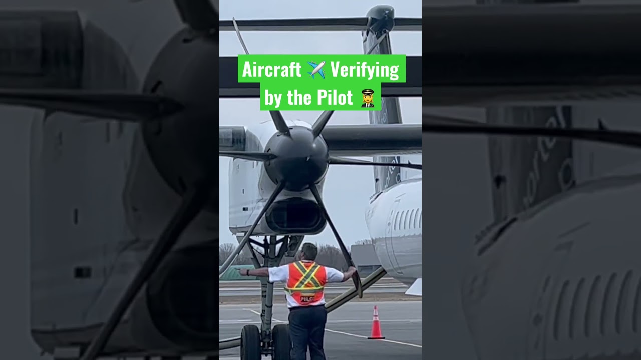 Aircraft ✈️Inspection by the Pilot 👩&zwj;✈️ #viral #youtube #shorts