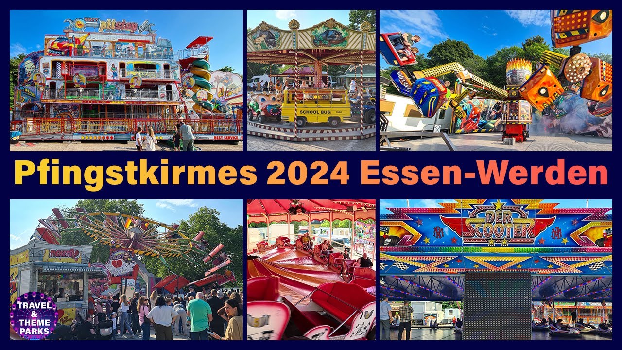 Pfingstkirmes 2024 Essen-Werden 🎡🎠 Rundgang