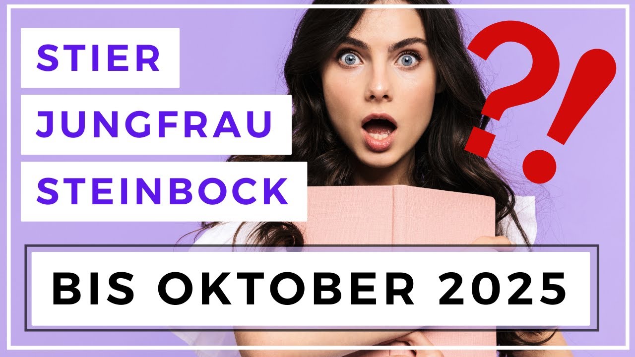 STIER, JUNGFRAU, STEINBOCK ♉♍♑ | Mit dieser Energie ziehst du ALLES an 💥 Tarot bis Oktober 2025