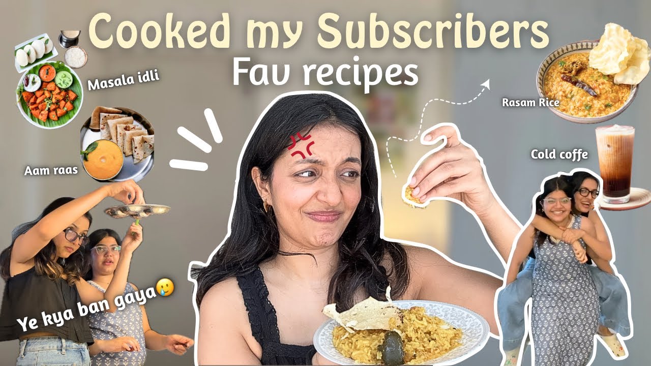 I cooked and ate my subscribers’ favorite recipes for 24hrs 🤣❤️🫶🏻It was so chaotic🥲✨||YR|| 