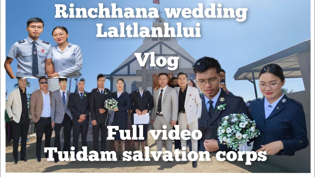 Vlog lam ve thung aw.. Rinchhana wedding Laltlanhlui Tuidam salvation corps.January ni 23 Zirtawpni