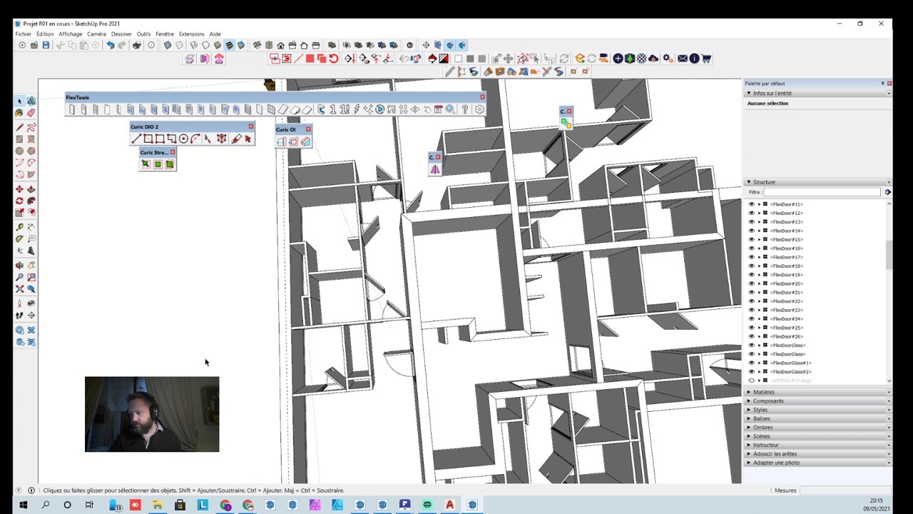 [SketchUp Académie Live] Modélisation du 1er étage d'un immeuble