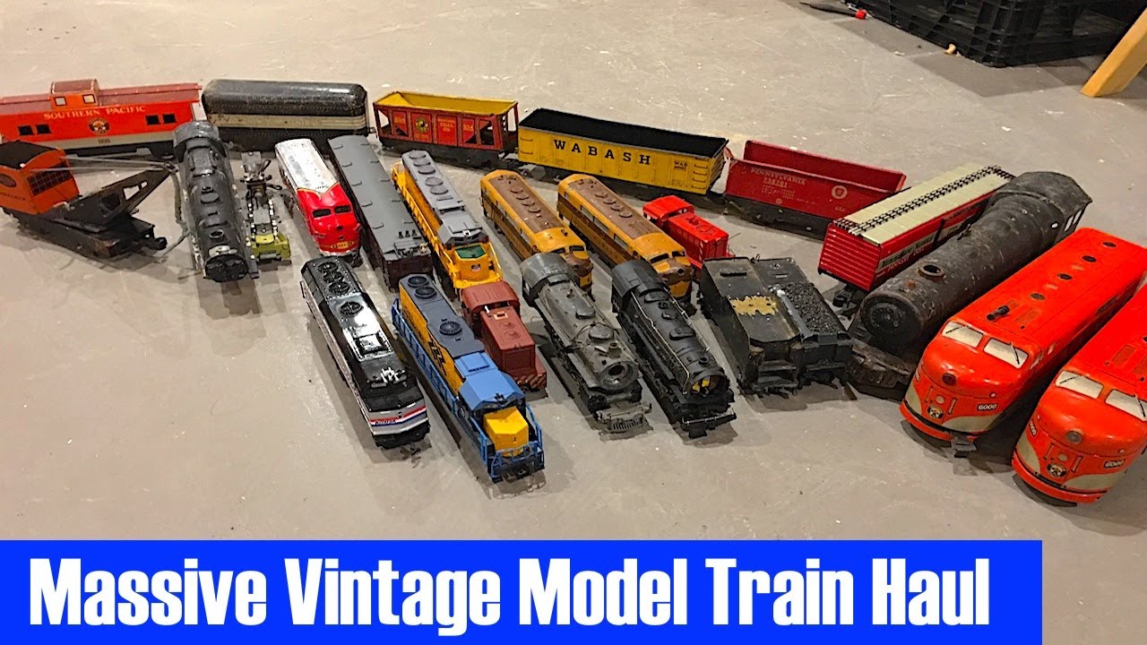 Massive Vintage Model Train Haul