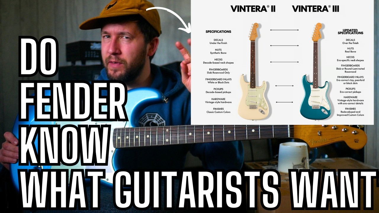 Откуда, собственно, Fender берет эти идеи? Новая Vintera iii &mdash; давайте обсудим это.