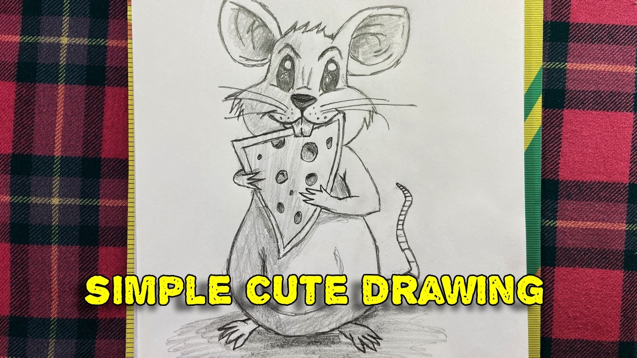 Easy Mouse Drawing for Beginners | Step-by-Step Tutorial