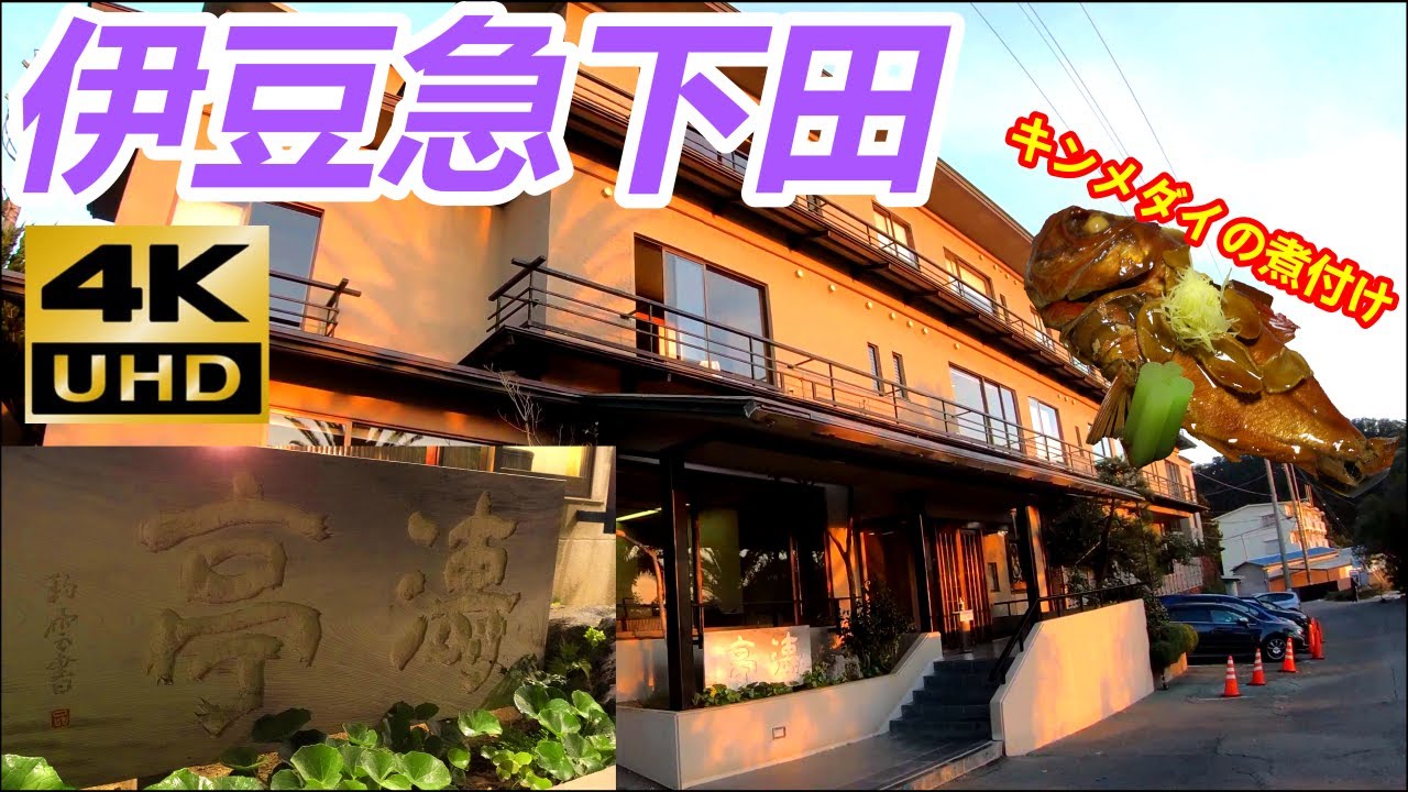【伊豆急下田の宿】キンメダイの姿煮が滅茶苦茶美味しく目の前には海が有る宿【濤亭】に泊まって来たよ‼