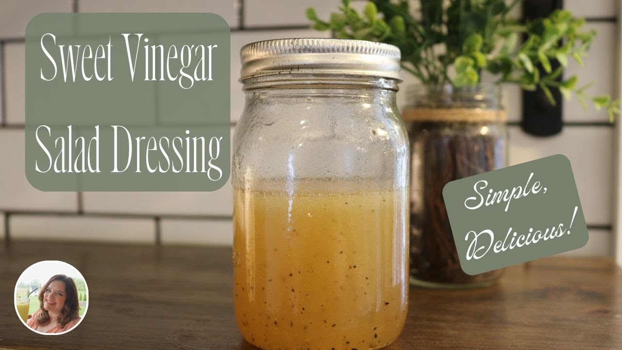 SWEET VINEGAR SALAD DRESSING / Simple, Easy Recipe for Coleslaw, Garden Salad or Marinade!