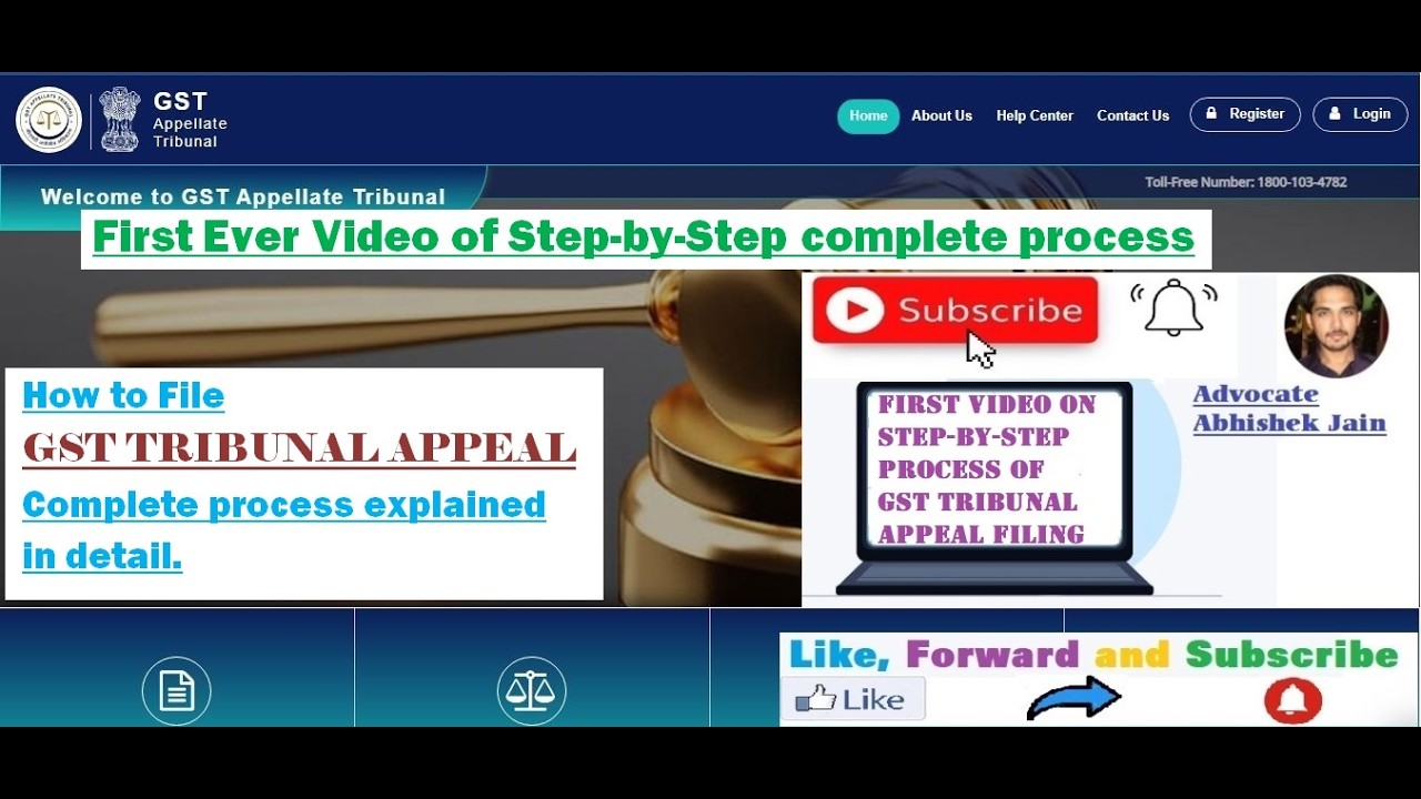 How to File Second Level Appeal in GST TRIBUNAL / First video of process #gstat #appeal #tribunal